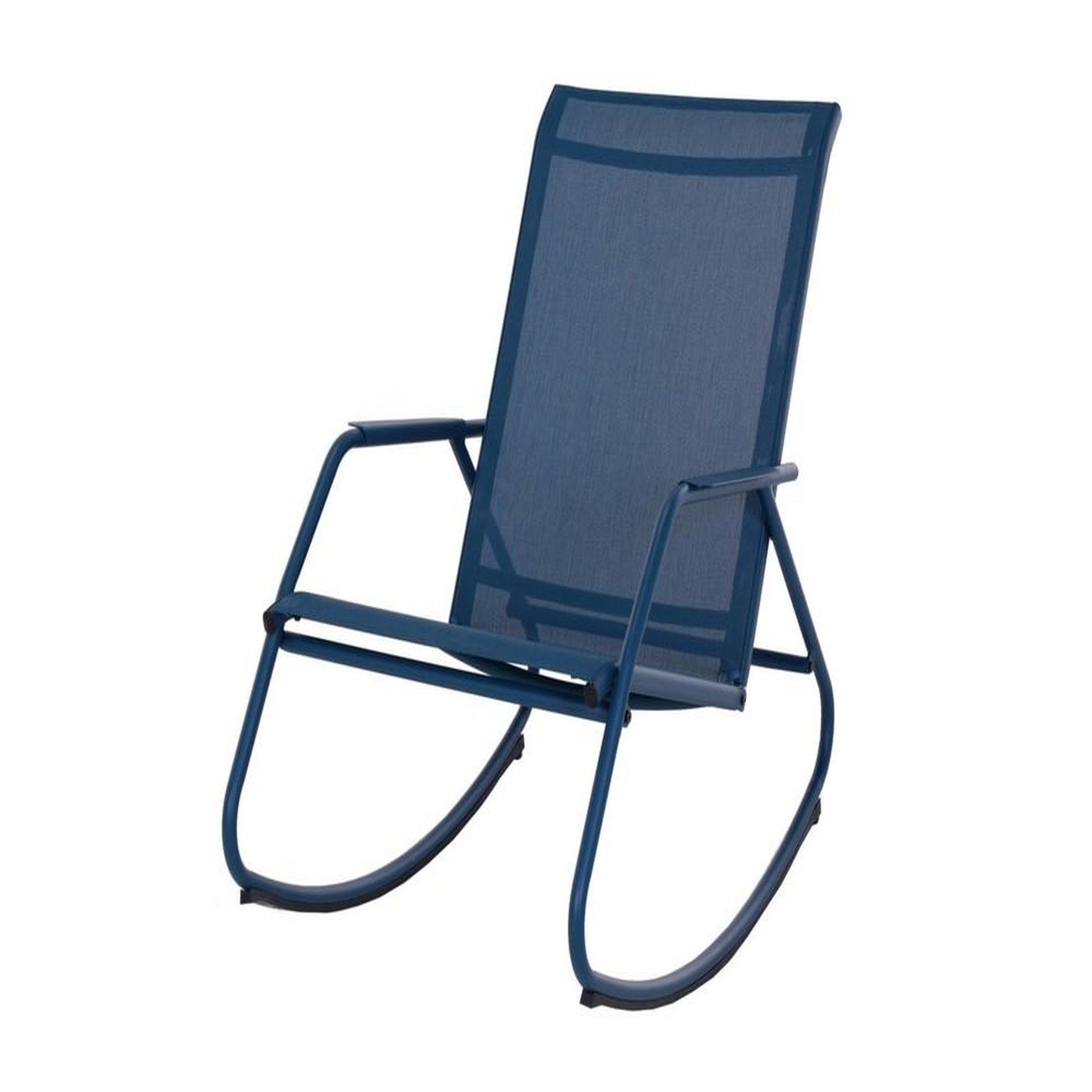 Proloisirs Fauteuil basculant de jardin Noa Rocking - bleu/bleu 61 x 90 x 100 cm