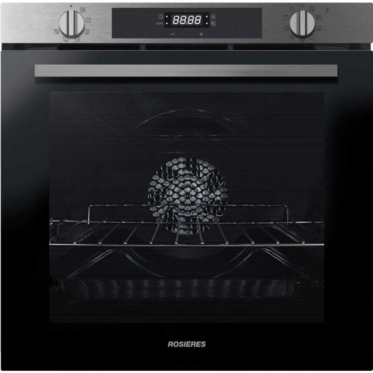 Rosieres Four intégrable multifonction 75l 60cm a pyrolyse inox - rfc3cm5579in