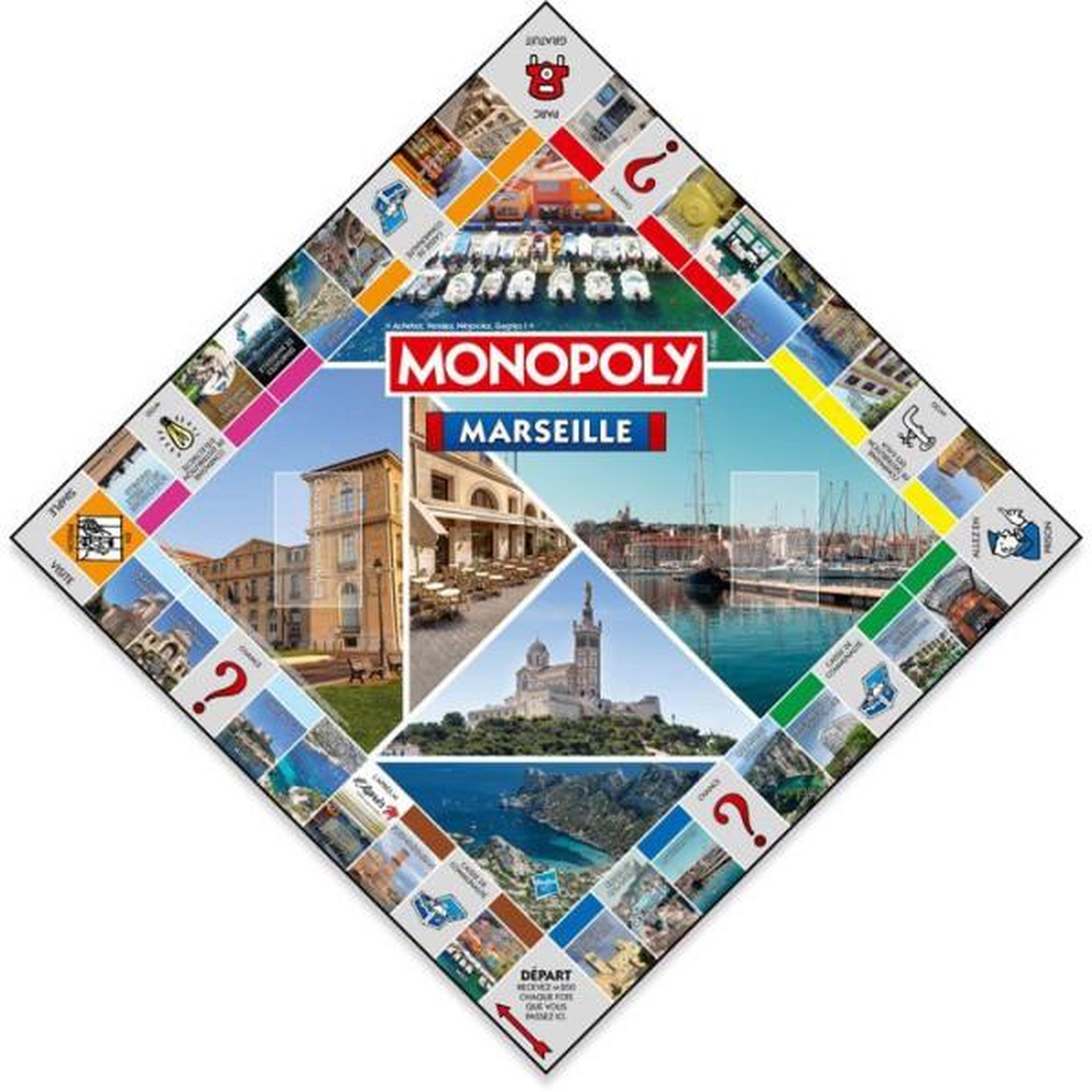 Voir la diapositive 2 : Winning Moves Jeu de société Winning Moves Monopoly Marseille
