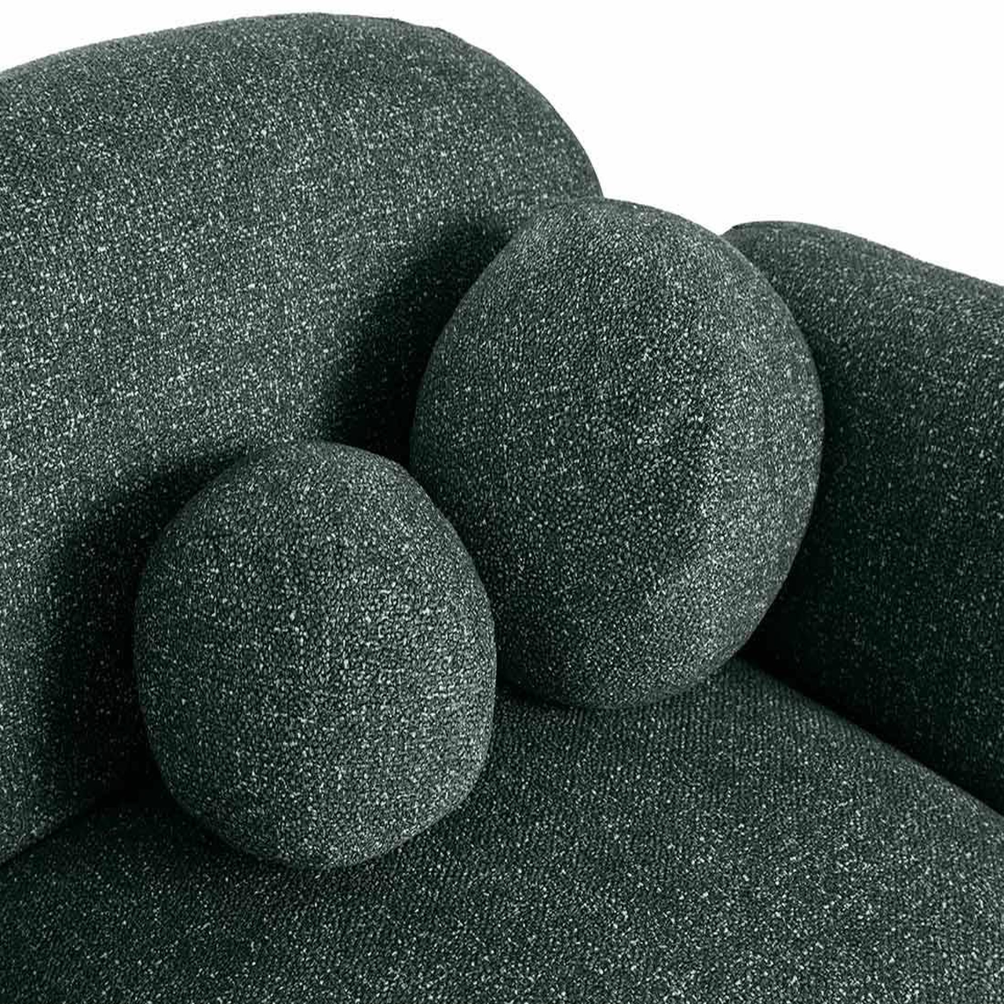 Voir la diapositive 4 : LISA DESIGN Velris - canapé d'angle gauche 3 places en tissu moucheté
