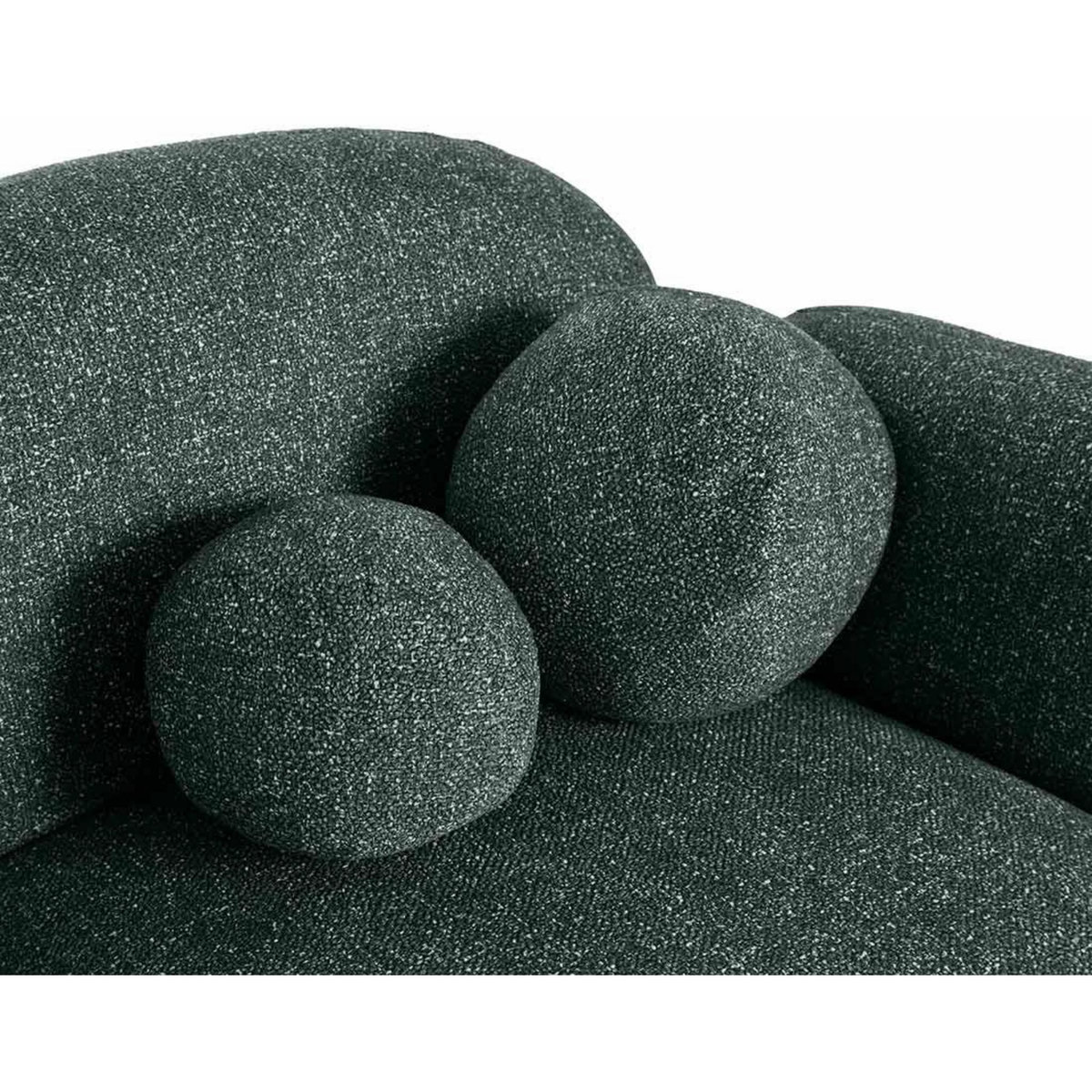 LISA DESIGN Velris - canapé d'angle gauche 3 places en tissu moucheté