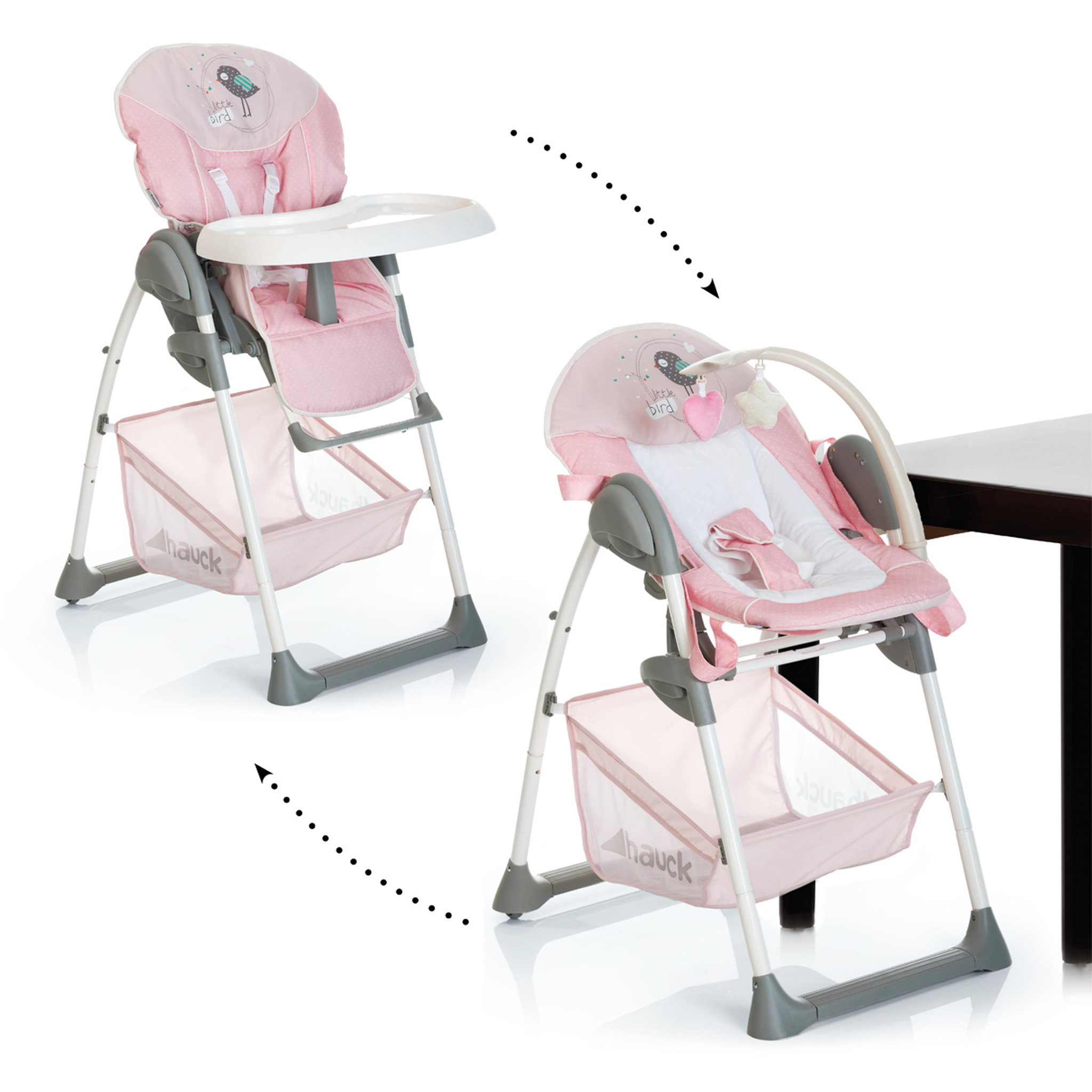 Voir la diapositive 1 : HAUCK Chaise Haute Sit'n Relax - Birdie