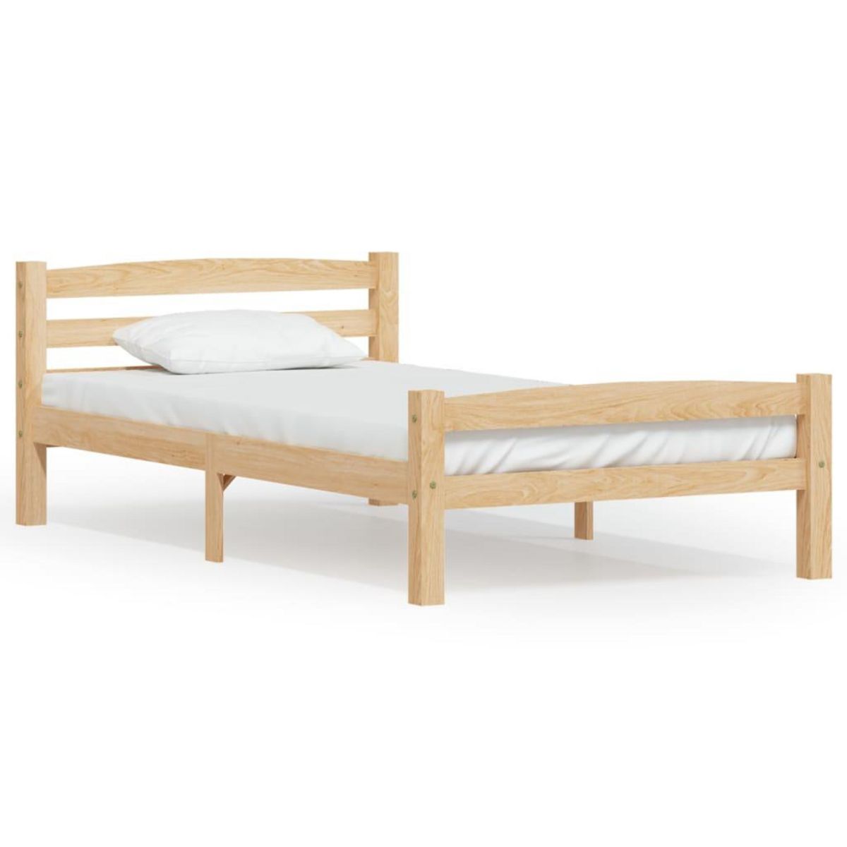VIDAXL Cadre de lit sans matelas bois de pin massif 90x200 cm