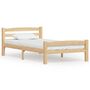 Voir la diapositive 1 : VIDAXL Cadre de lit sans matelas bois de pin massif 90x200 cm