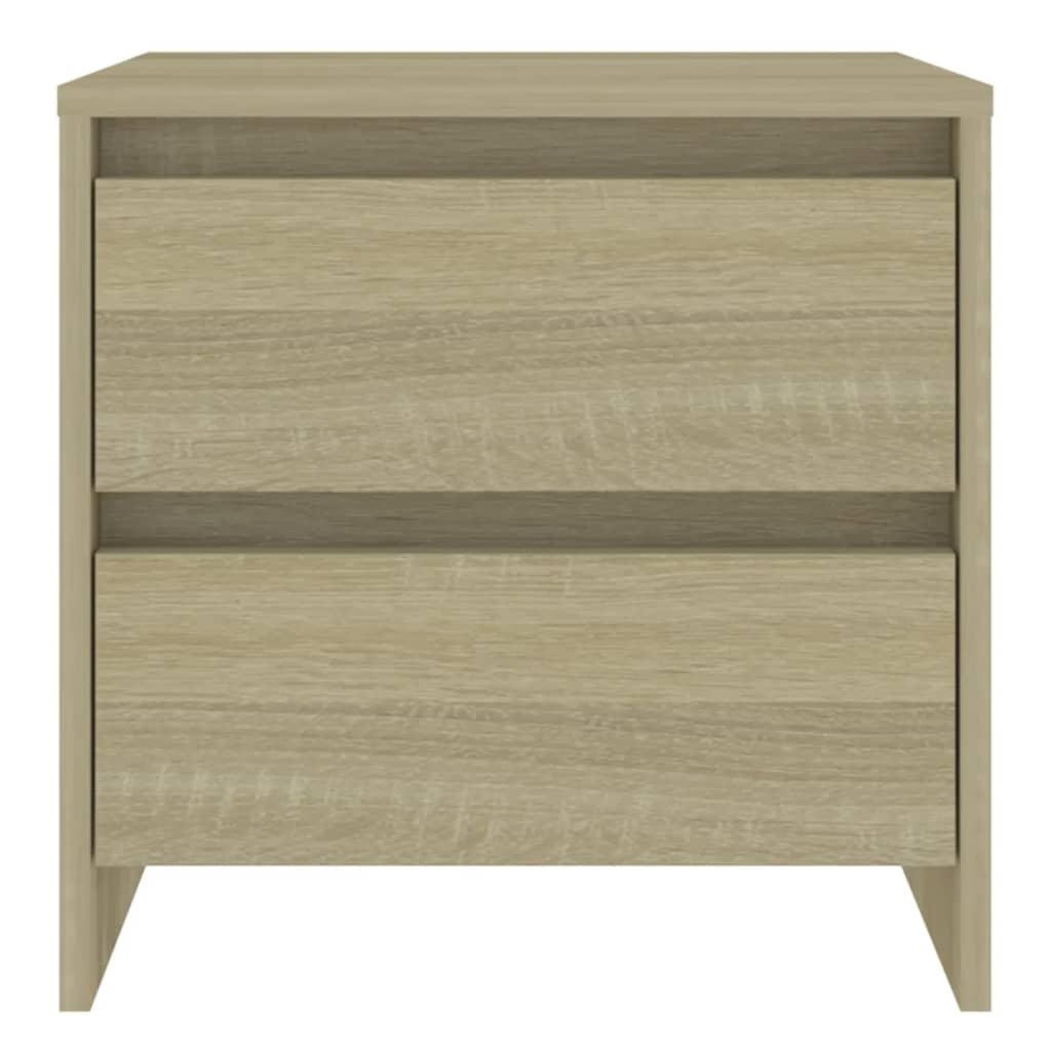 Voir la diapositive 3 : VIDAXL Table de chevet chene sonoma 45x34,5x44,5 cm bois d'ingenierie