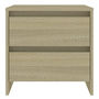 Voir la diapositive 3 : VIDAXL Table de chevet chene sonoma 45x34,5x44,5 cm bois d'ingenierie