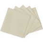 Voir la diapositive 2 : VIDAXL Serviettes de table 25 pcs Creme 50x50 cm