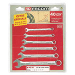 FACOM Jeu de 6 clés mixtes à reprise rapide