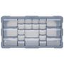 Voir la diapositive 2 : VIDAXL Organisateur multi-tiroirs avec 22 tiroirs 49x16x25,5 cm