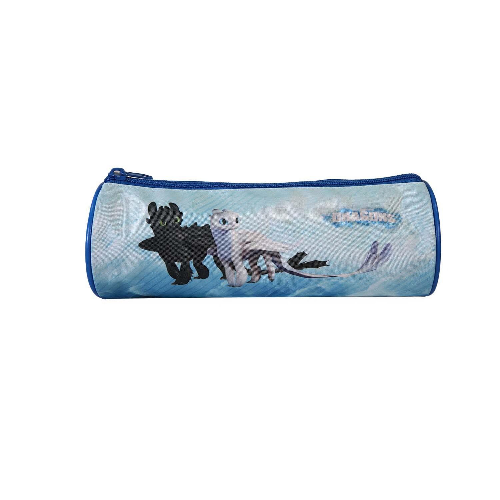 Bagtrotter Dragons - Trousse ronde - Bleu - Garçon - 1 compartiment