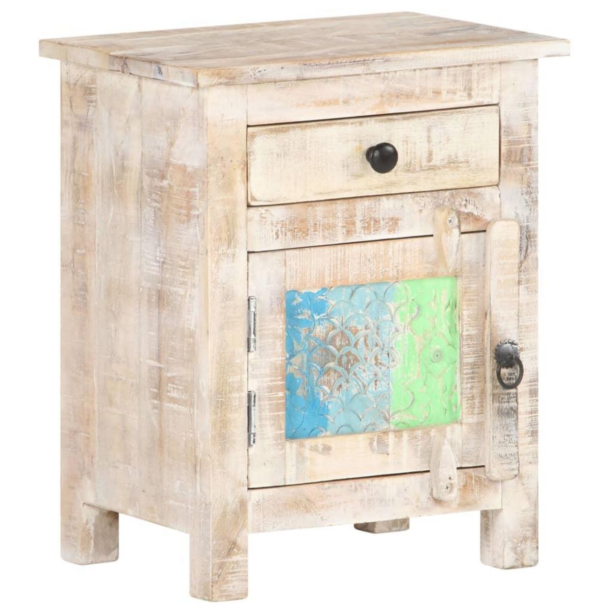 VIDAXL Table de chevet 40x30x50 cm Bois d'acacia brut