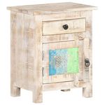 VIDAXL Table de chevet 40x30x50 cm Bois d'acacia brut