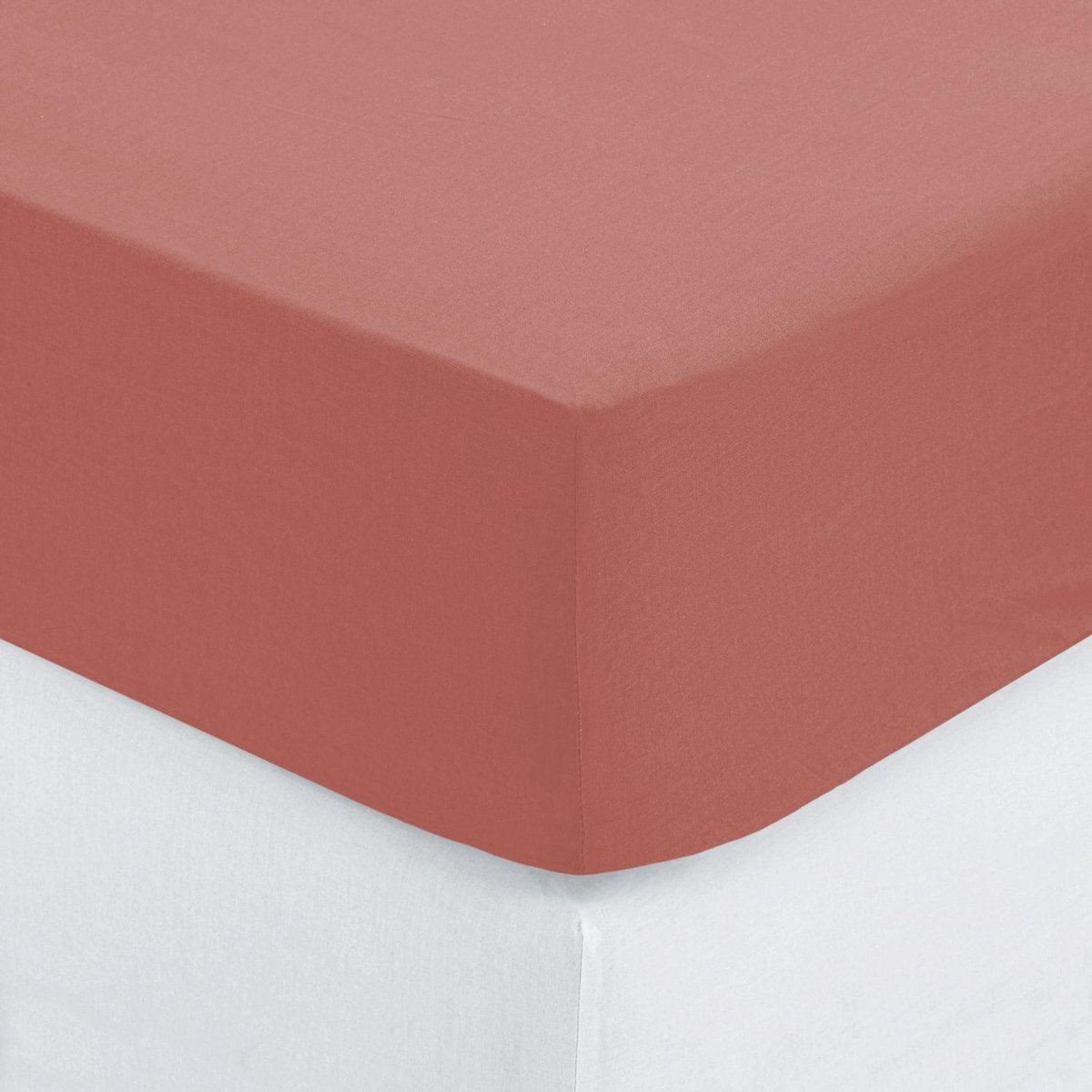 ATMOSPHERA Drap Housse bonnet 30 cm 100% Coton Esther