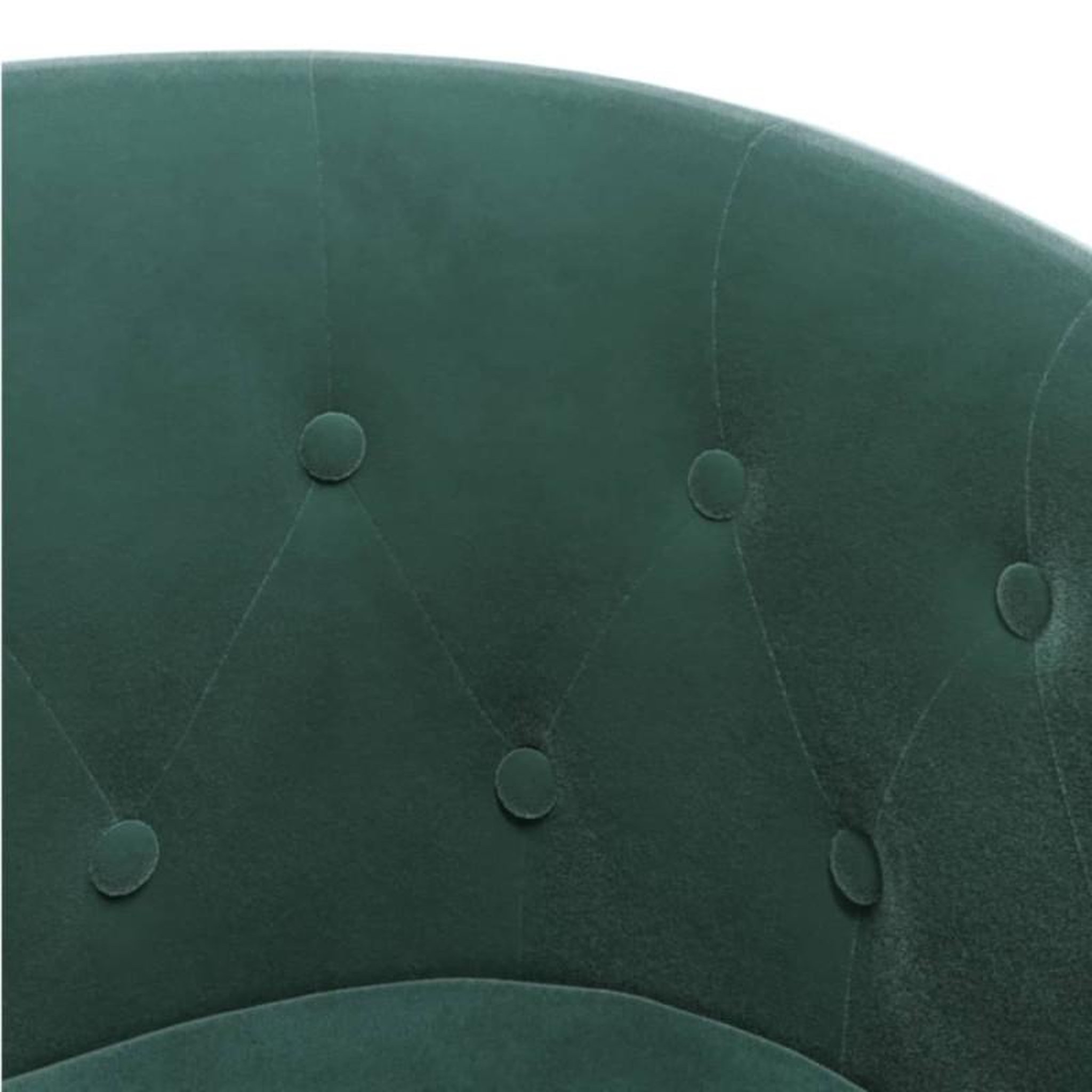 Voir la diapositive 6 : VIDAXL Fauteuil avec repose pied vert foncé velours