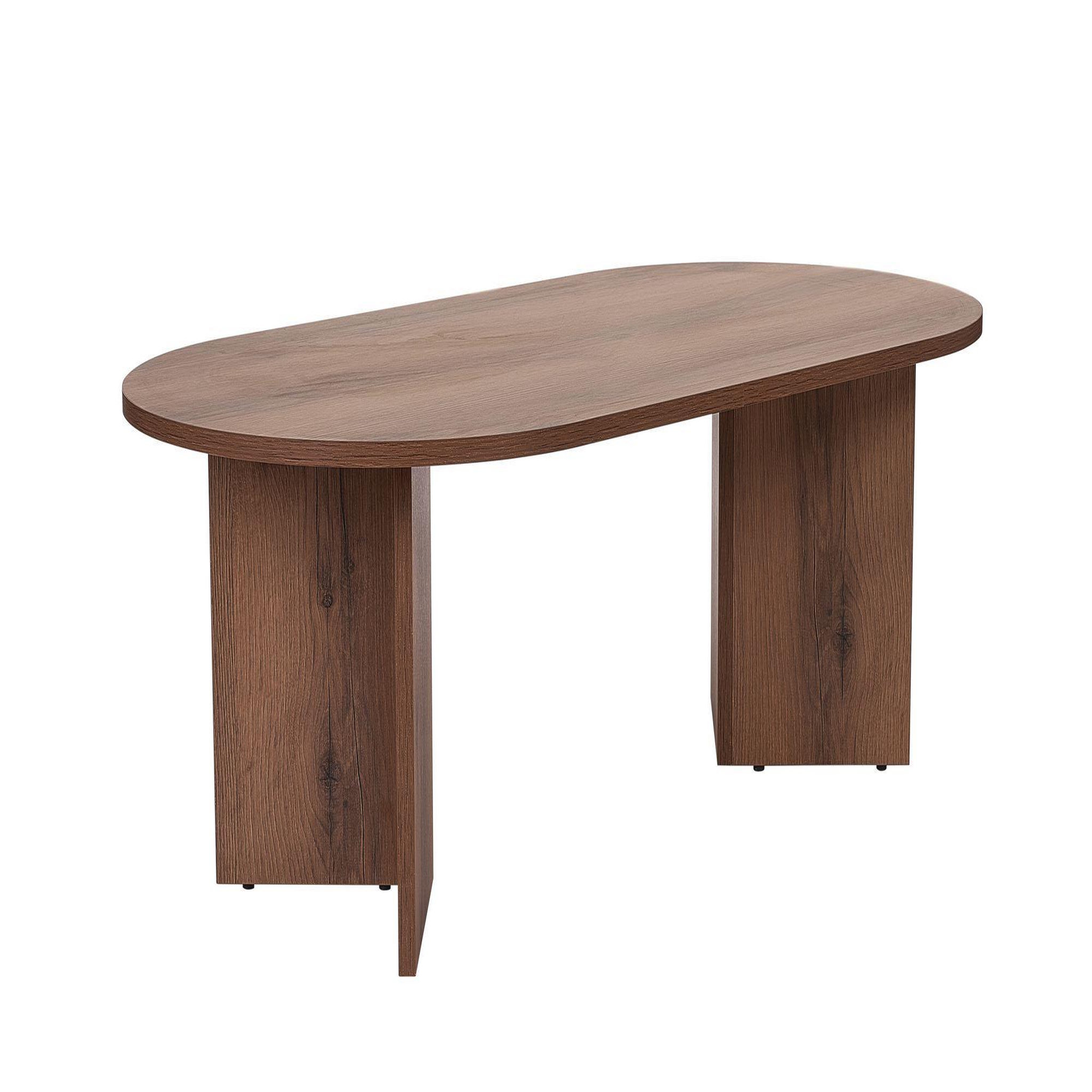 Habitat et Jardin Table basse en bois  sable  - 60 x 119 x 40 cm - noyer