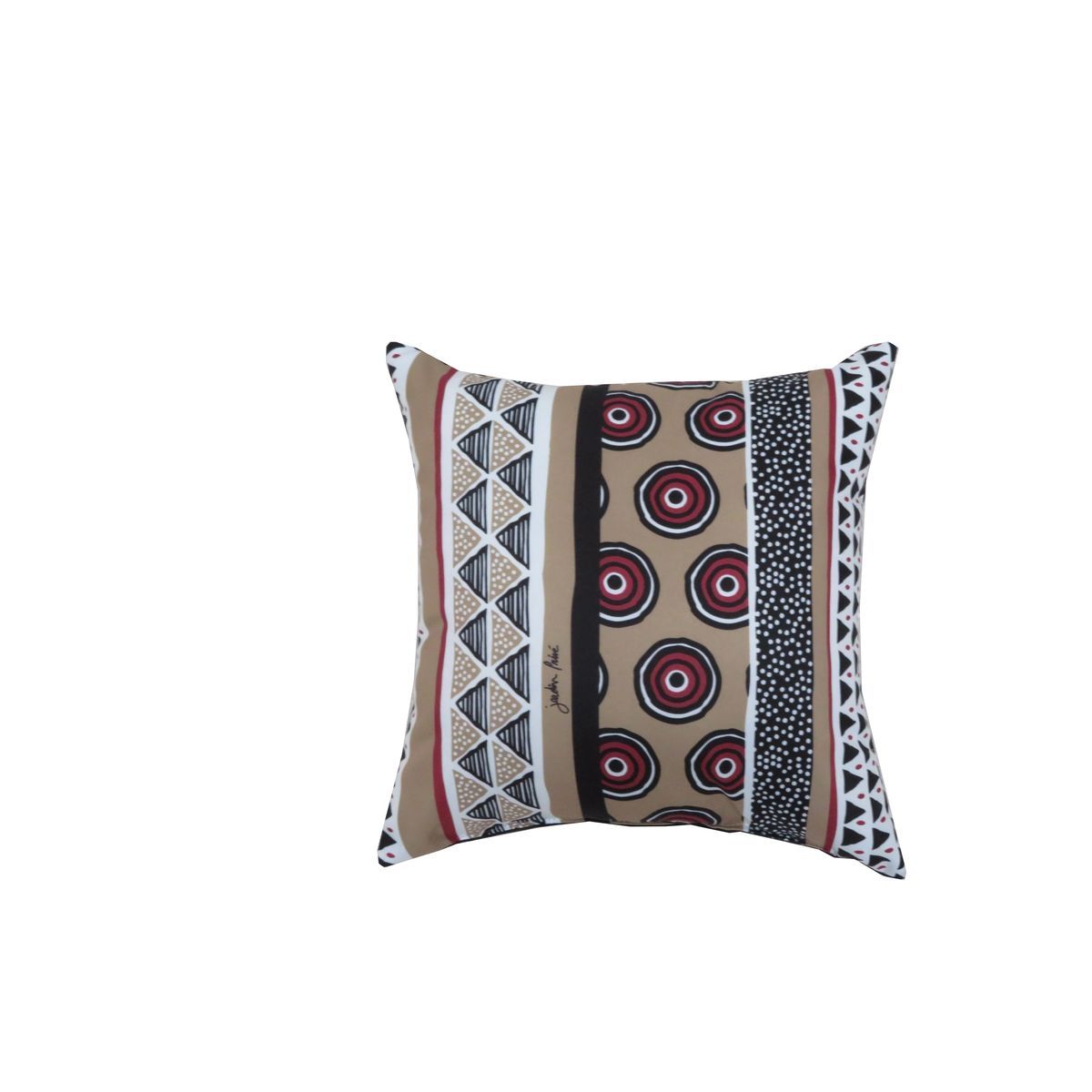 Jardin Privé Coussin déco de jardin 40x40 noir OKAVANGO 