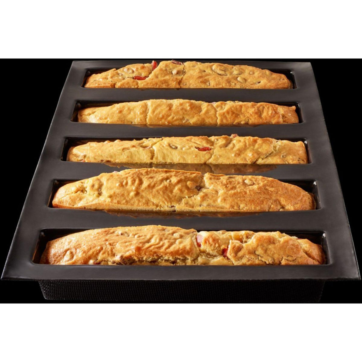 Flexipan Moule à cake 5 cake longs
