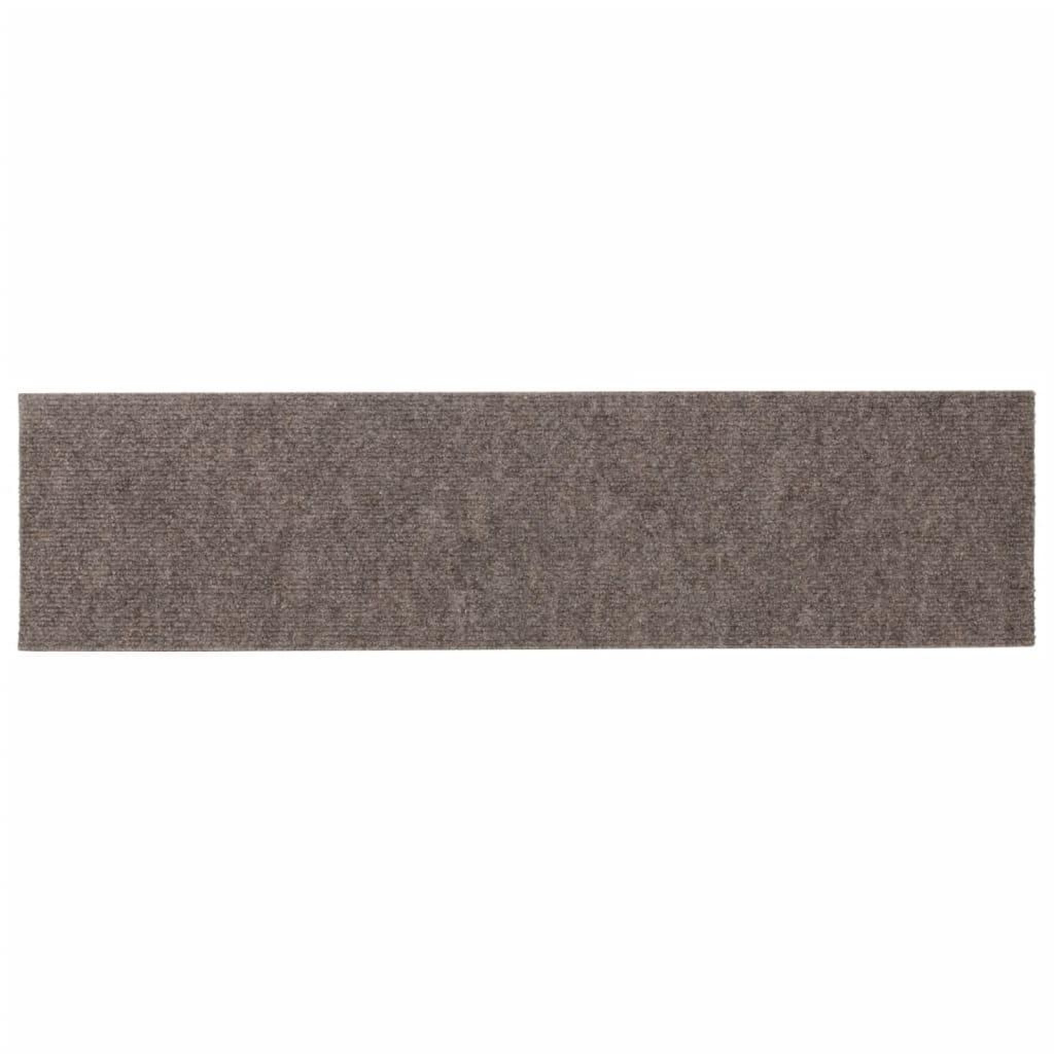 Voir la diapositive 5 : VIDAXL Tapis d'escalier autocollants Rectangulaire 15pcs 76x20cm Creme