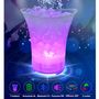 Voir la diapositive 2 : Paris Prix Seau à Glace  Bluetooth & LED  5L Blanc