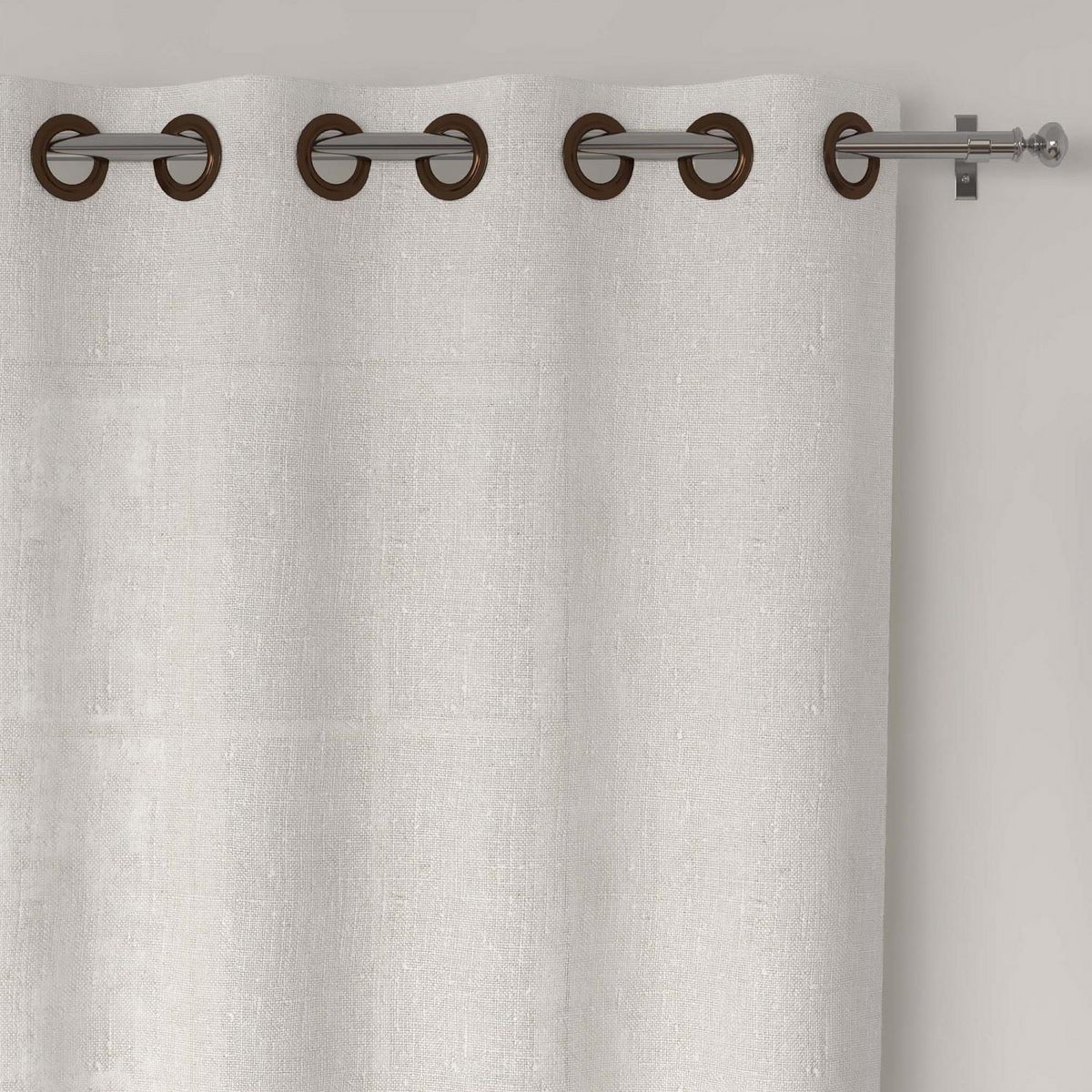 SOLEIL D'OCRE Voile à oeillets lin coton 135x250 cm LINO, par Soleil d'Ocre