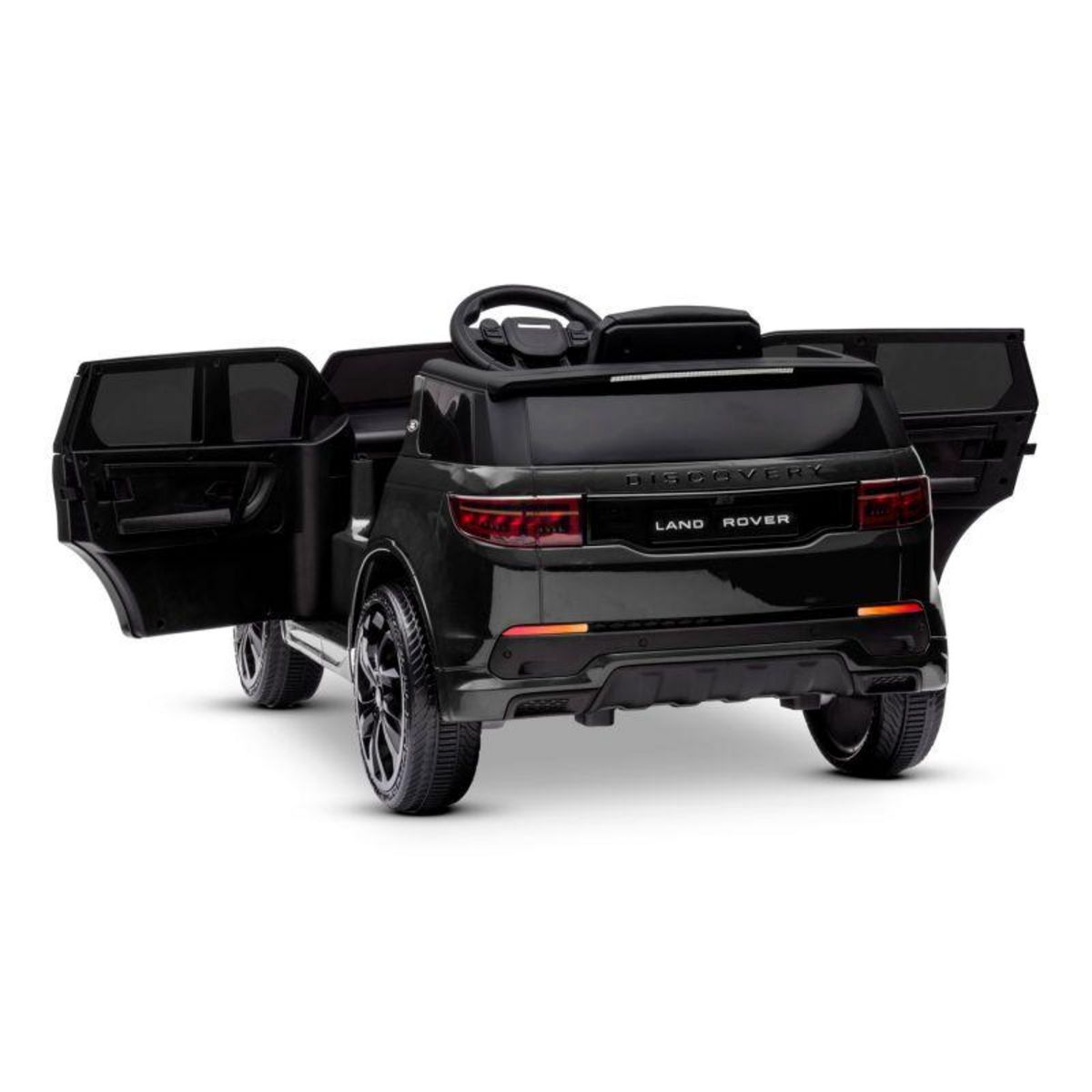 PLAY4FUN Voiture électrique SUV pour enfant Land Rover Discovery 2x 25W - marche AV/AR, Phares et Système audio