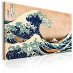 Paris Prix Tableau  The Great Wave off Kanagawa Reproduction. Coloris disponibles : Multicolore