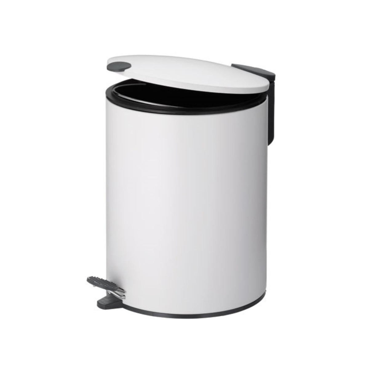 Kela line Poubelle à pédale 5l blanc - 23701