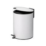 Kela line Poubelle à pédale 5l blanc - 23701