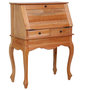 Voir la diapositive 2 : VIDAXL Bureau secretaire 78x42x103 cm Bois d'acajou massif