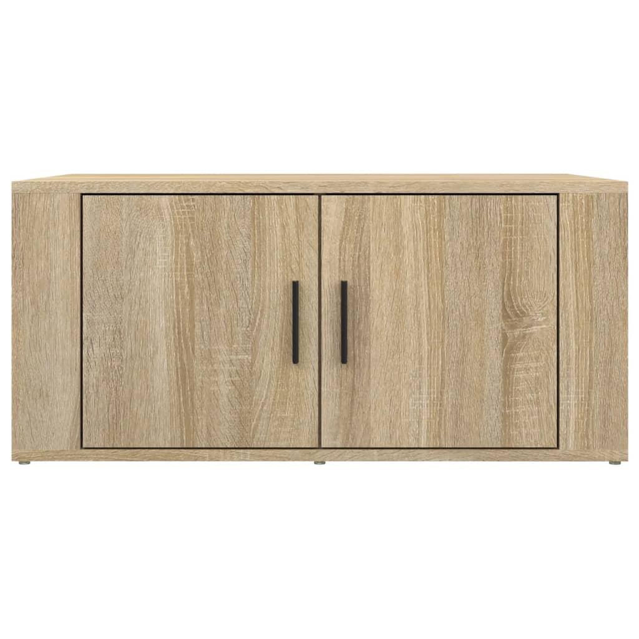 Voir la diapositive 5 : VIDAXL Table basse Chene sonoma 80x50x36 cm Bois d'ingenierie
