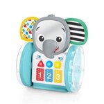 BABY EINSTEIN BABY EINSTEIN EARL l'éléphant Jouet d'éveil a roulettes interactif multilingue, développement de la motricité, apprentissag