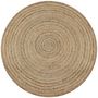 Voir la diapositive 1 : VIDAXL Tapis Jute tresse 120 cm rond