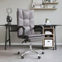 Voir la diapositive 1 : VIDAXL Fauteuil inclinable de bureau Gris Similicuir