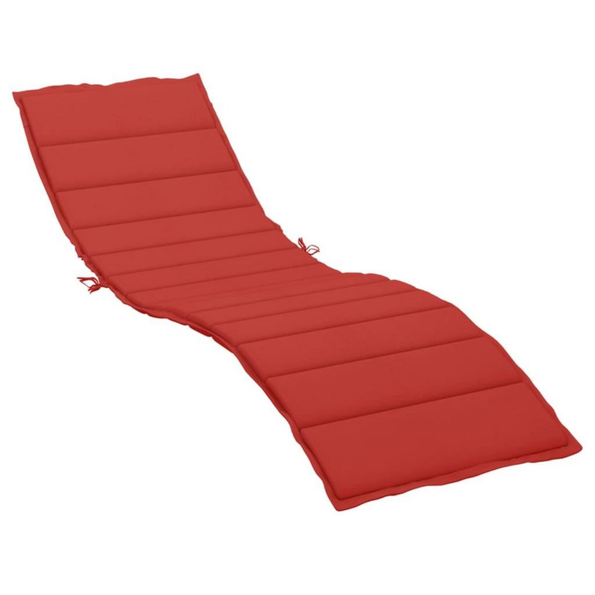 VIDAXL Coussin de chaise longue rouge 200x50x3 cm tissu oxford