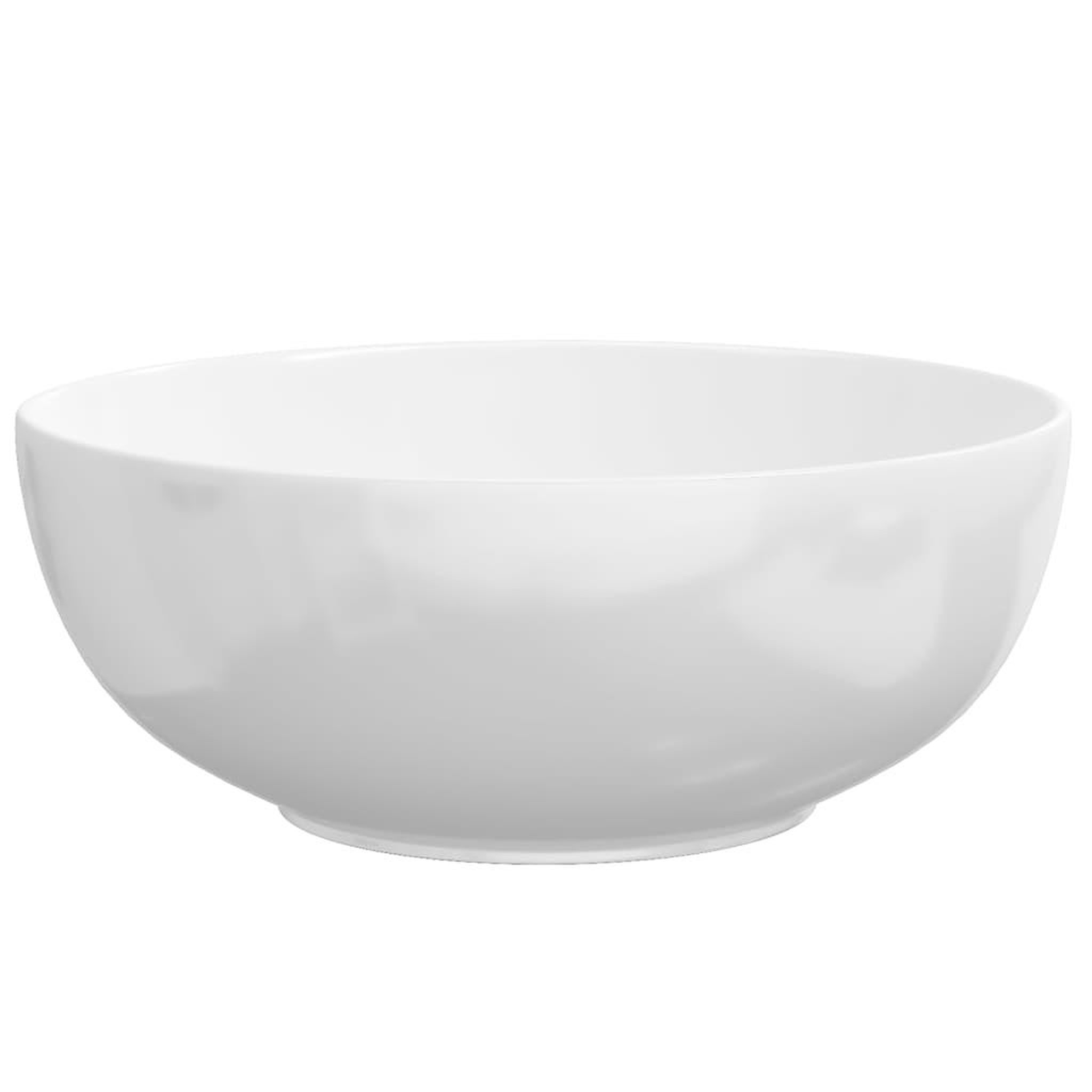 Voir la diapositive 5 : VIDAXL Lavabo blanc 44x17 cm ceramique rond