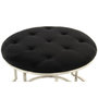 Voir la diapositive 2 : Paris Prix Lot de 2 Tabourets  Becky  60cm Noir & Argent