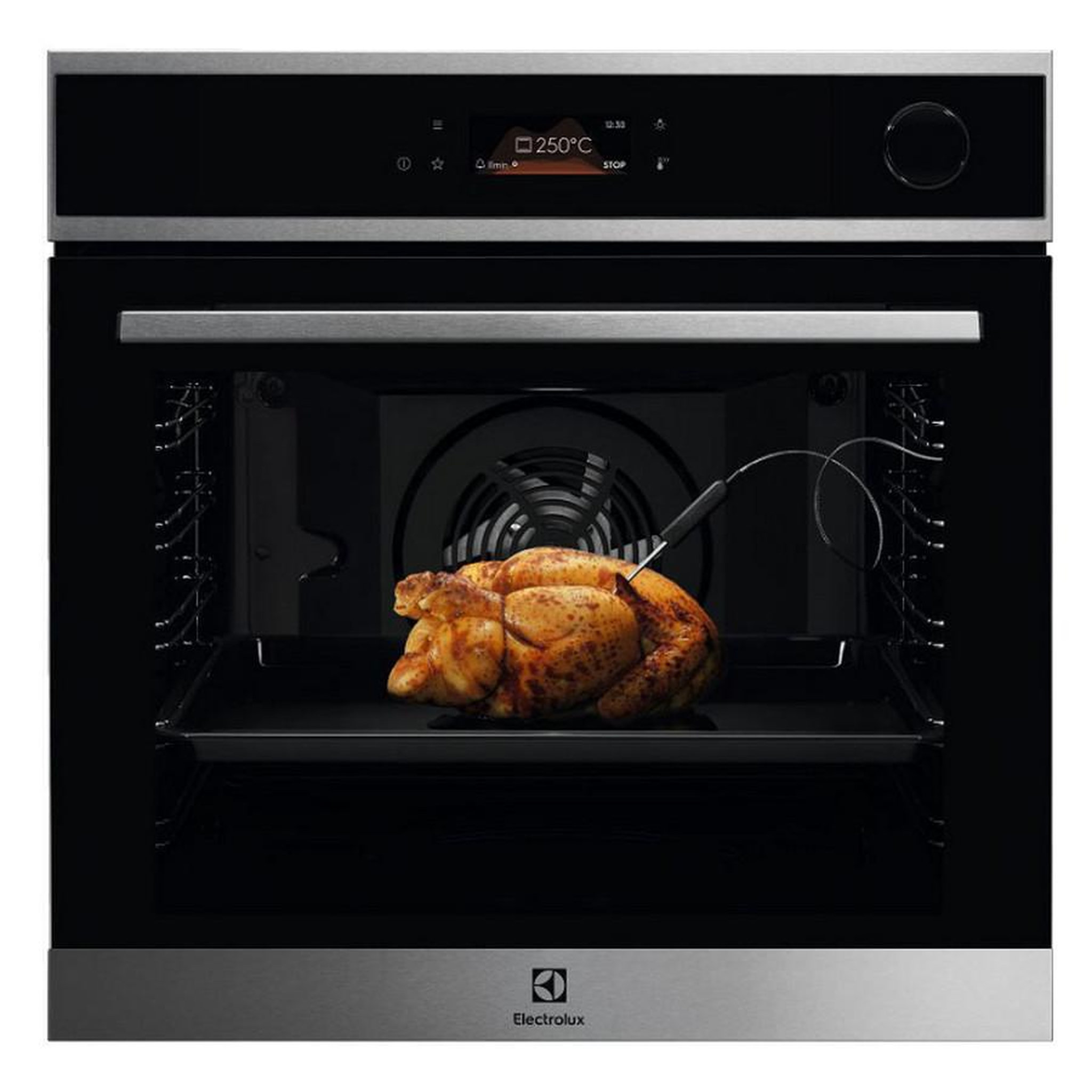 ELECTROLUX Four intégrable multifonction 72l 60cm pyrolyse inox - eoc8p29x