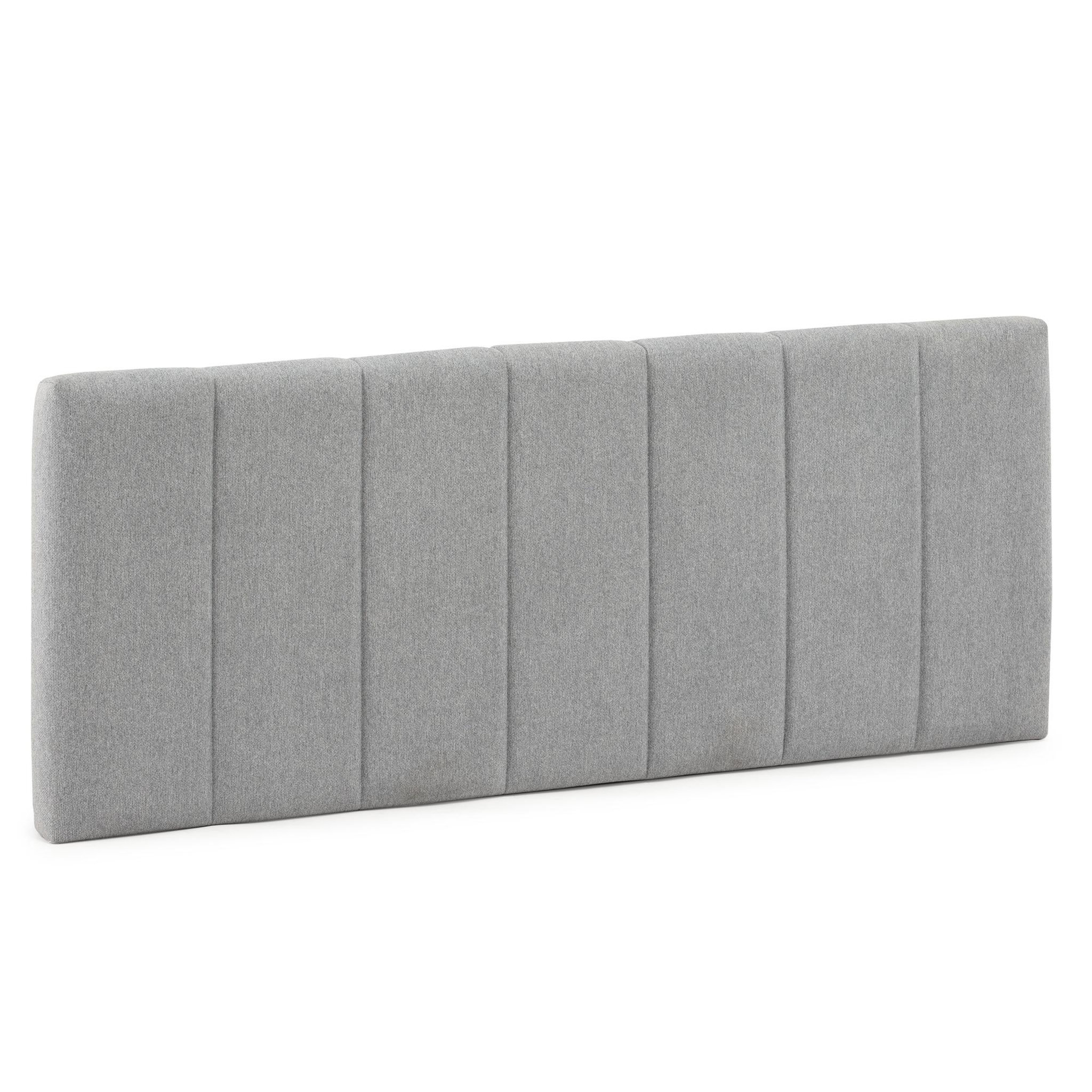 MARCKONFORT Tête de lit tapissée Creta 160x60 cm Couleur Gris, 8 cm d'épaisseur