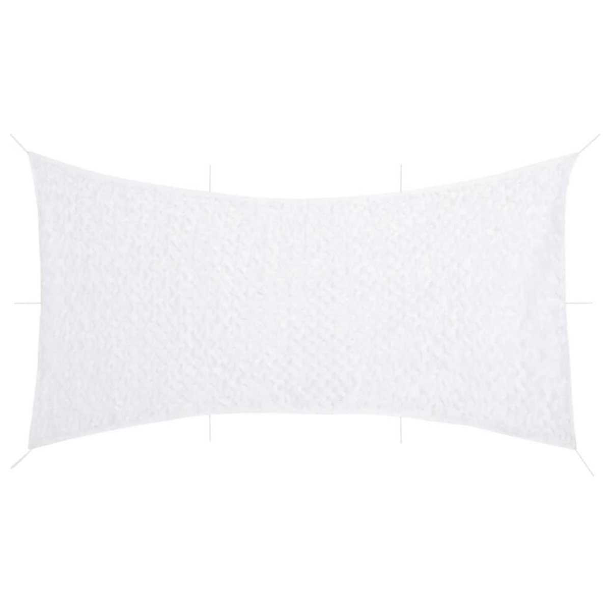 VIDAXL Filet de camouflage avec sac de rangement 600x414 cm blanc
