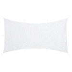 VIDAXL Filet de camouflage avec sac de rangement 600x414 cm blanc