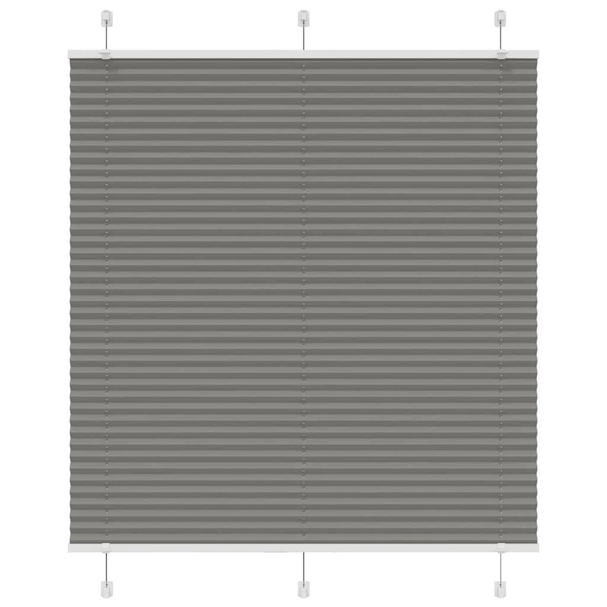 VIDAXL Store plisse anthracite 120x150 cm largeur du tissu 119,4 cm