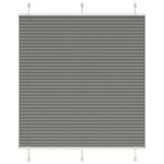 VIDAXL Store plisse anthracite 120x150 cm largeur du tissu 119,4 cm