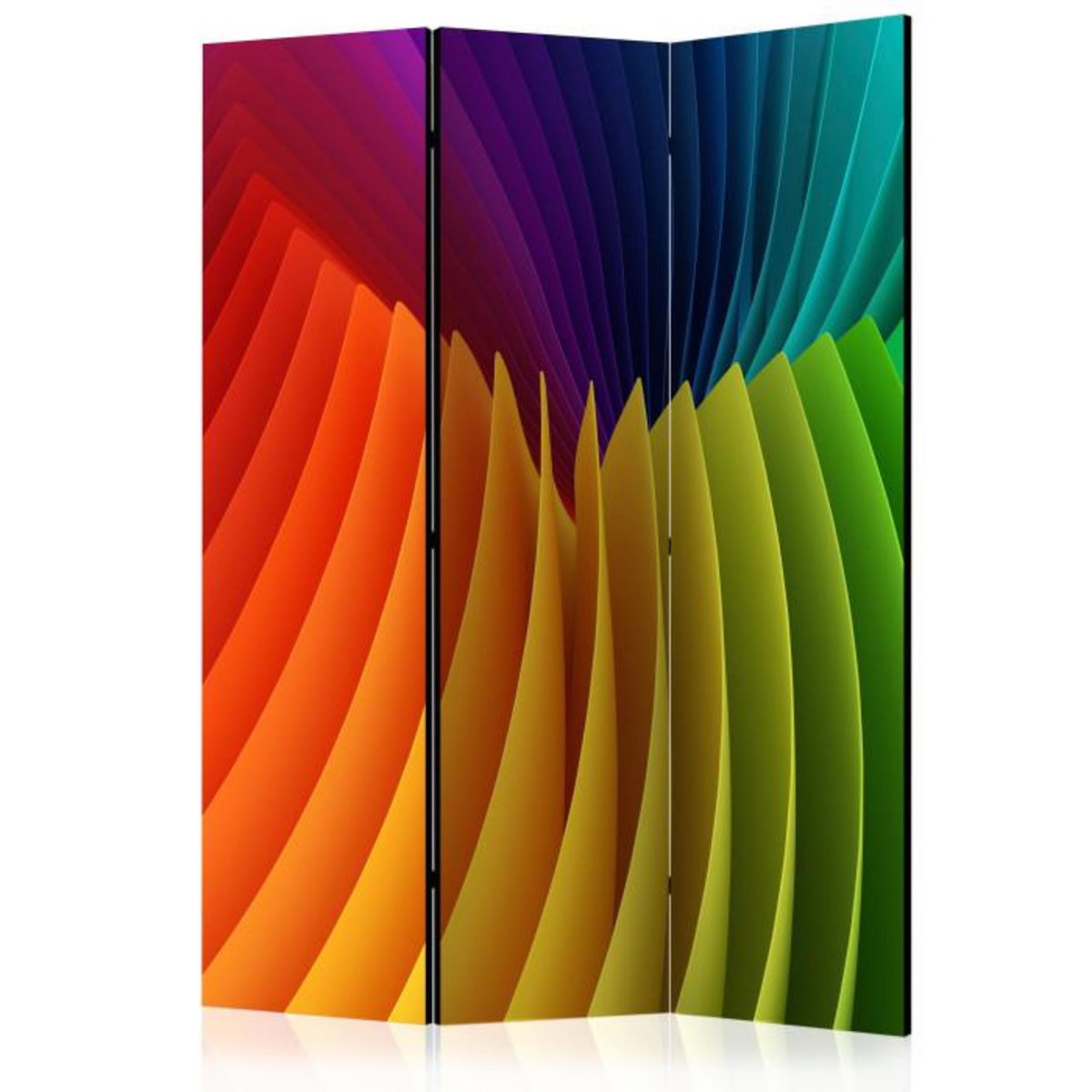 Paris Prix Paravent 3 Volets  Rainbow Wave  135x172cm
