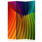 Paris Prix Paravent 3 Volets  Rainbow Wave  135x172cm