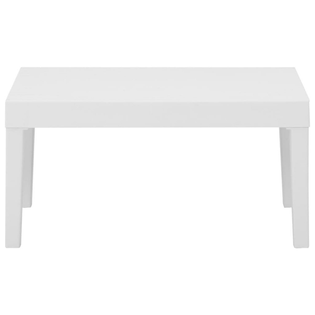VIDAXL Salon de jardin 6 pcs avec coussins Plastique Blanc