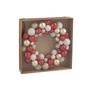 Voir la diapositive 3 : Paris Prix Couronne Boules de Noël  Night  35cm Rouge & Doré