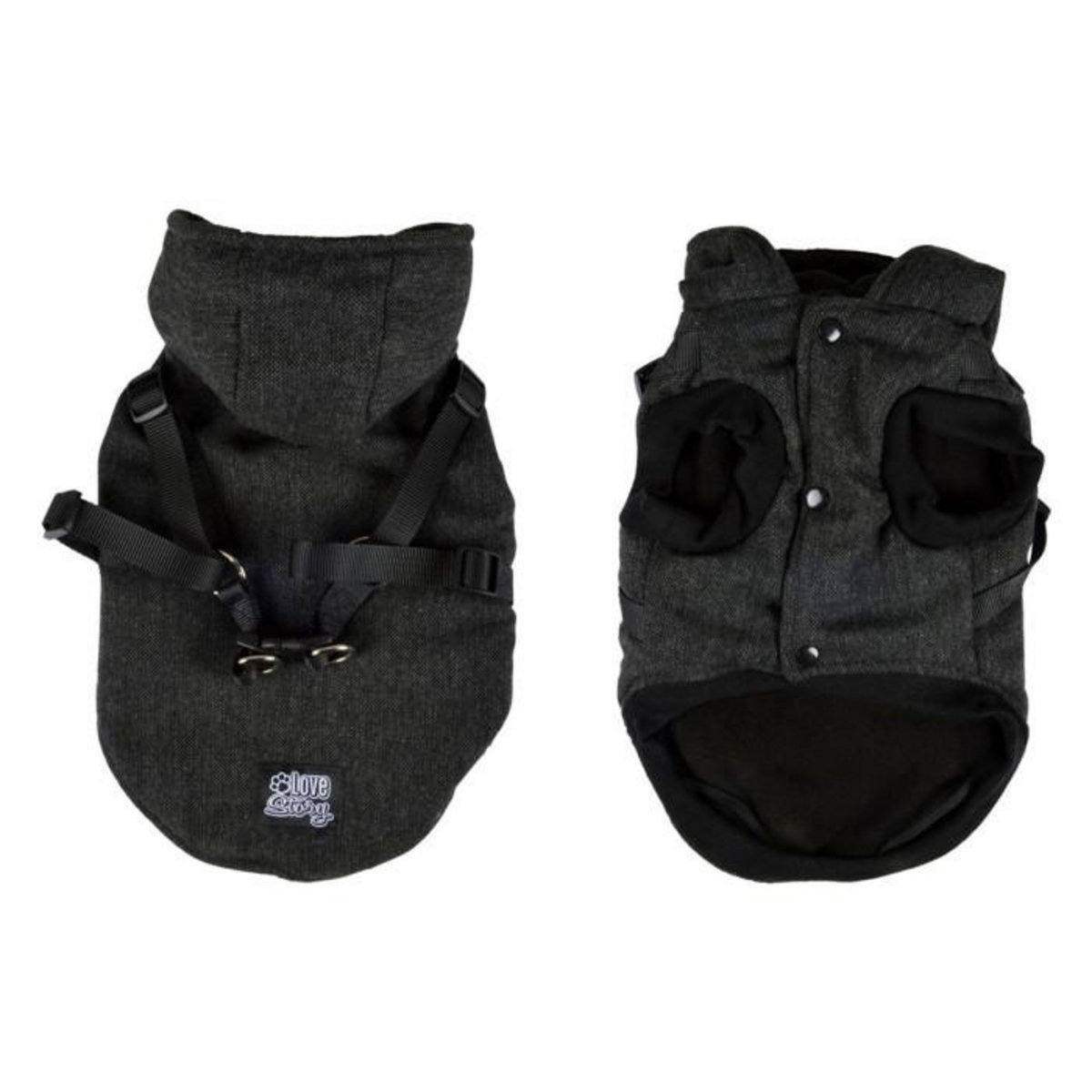 Paris Prix Manteau Pour Chien  Tweed  40cm Anthracite