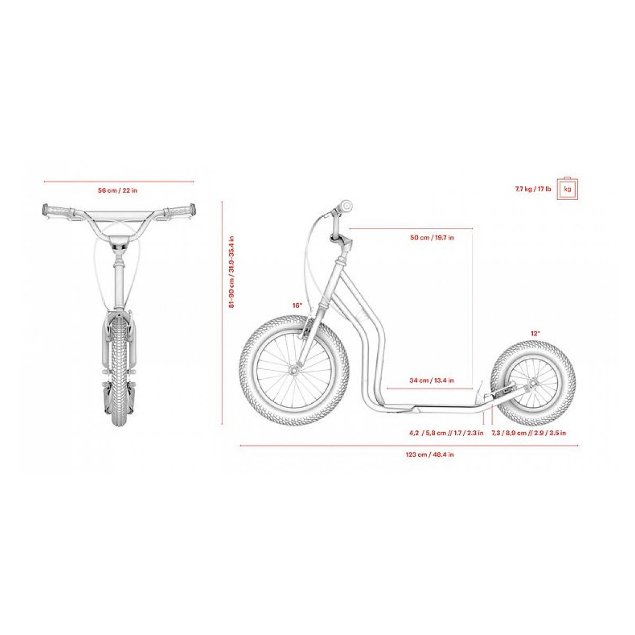 Voir la diapositive 3 : Yedoo Trottinette Wzoom Yedoo en Vert - Idéale pour Enfants et Adultes