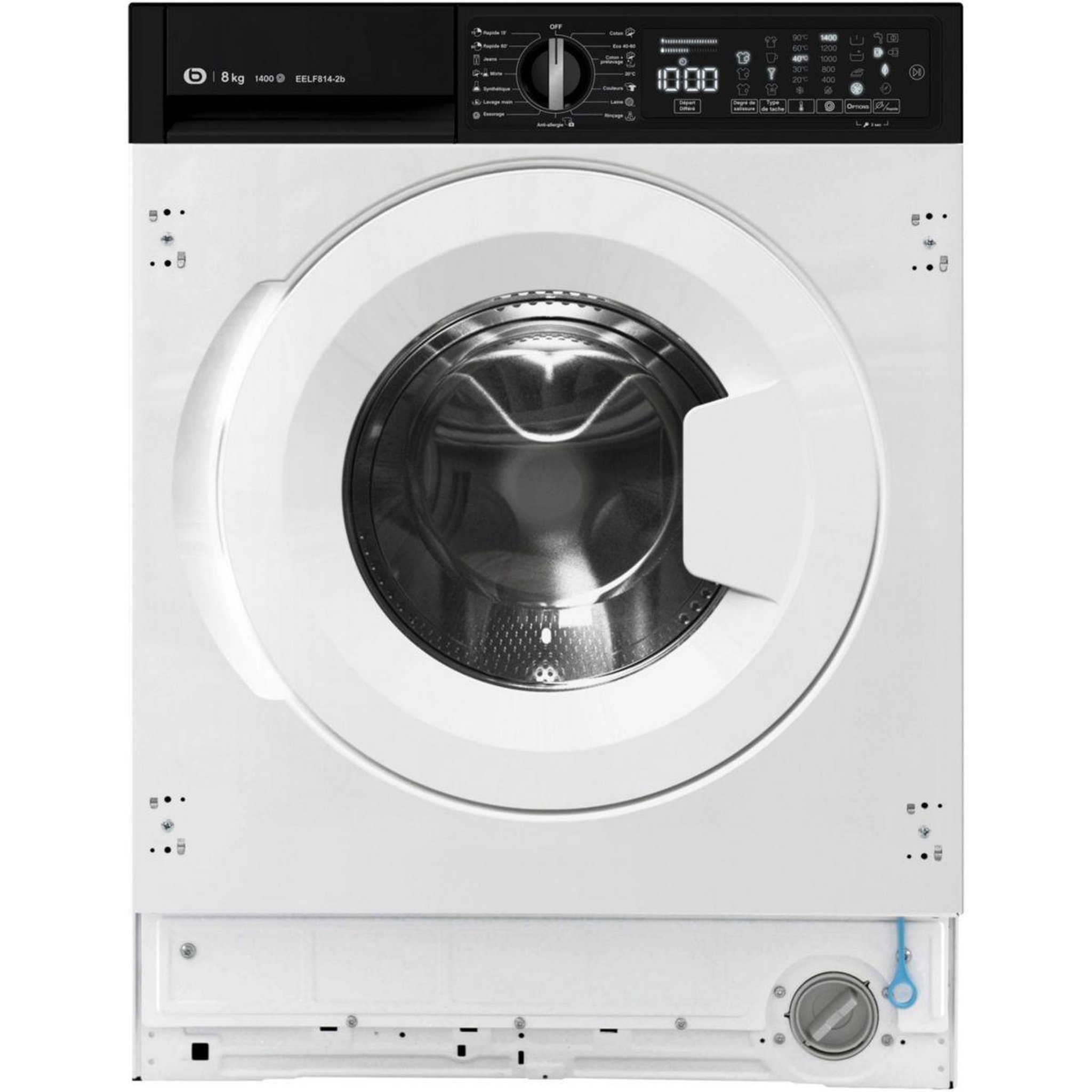 ESSENTIEL B Lave linge hublot encastrable eelf814-2b