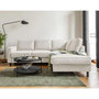 Voir la diapositive 6 : BEST MOBILIER Molly - canapé d'angle droit 5 places convertible en tissu